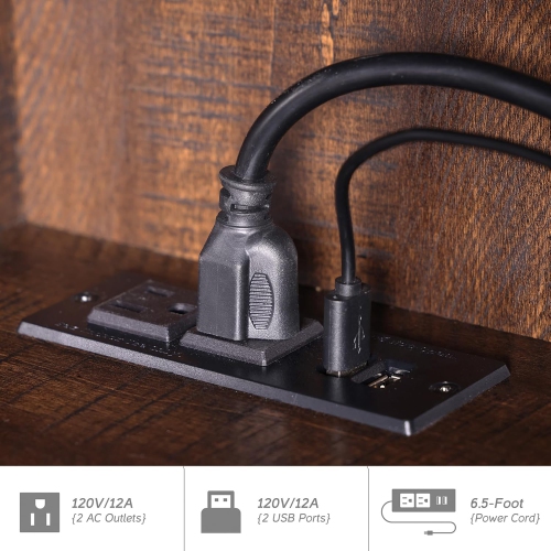 FITUEYES – Étagère flottante pour téléviseur jusqu’à 85 po, meuble de divertissement flottant en bois avec porte de grange coulissante pour salon,