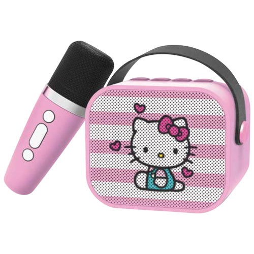 Ensemble de karaoké miniature Hello Kitty avec microphone