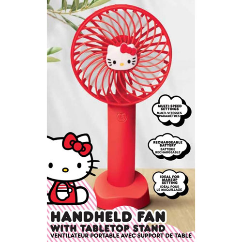 Ventilateur portatif avec support de table Hello Kitty