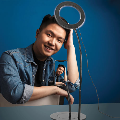 Mobifoto Mobilite 6" Desktop LED Ring Light