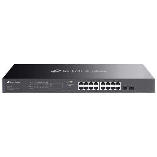 TP-Link JetStream SG2218 16-Port Gigabit Smart Switch with 2 SFP Slots