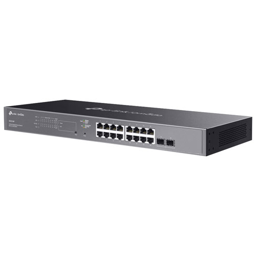 TP-Link JetStream SG2218 16-Port Gigabit Smart Switch with 2 SFP Slots