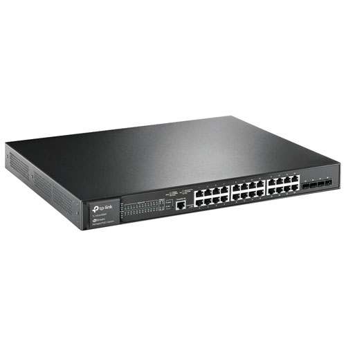 TP-Link JetStream SG3428MP 28-Port Gigabit L2 Managed Switch with 24-Port PoE+