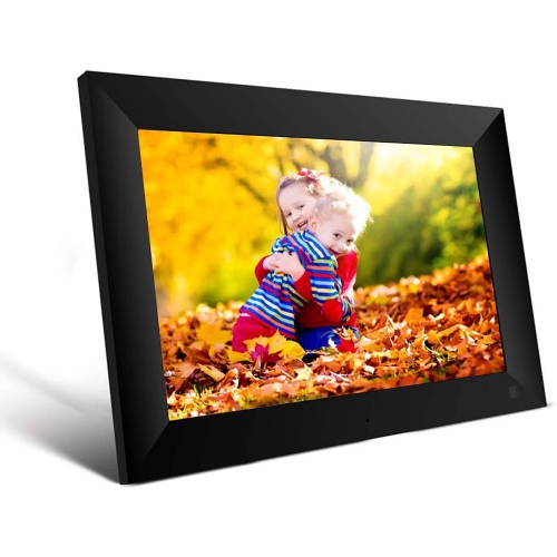 Cadre photo numérique ULTIMAXX 10,1 po avec 64&nbsp;Go, WI-FI, 160.000 PICS propulsé par Frameo