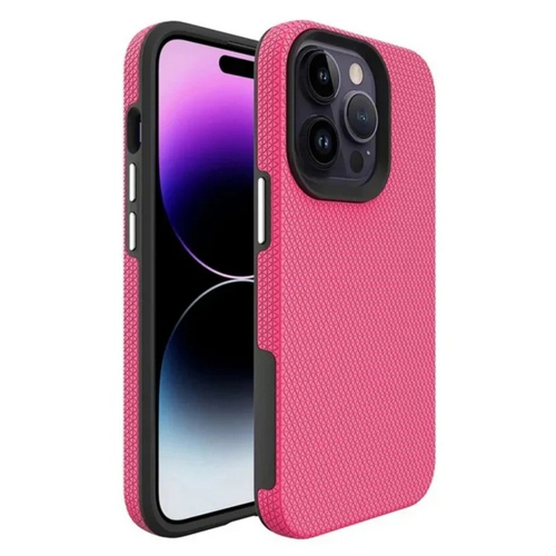 [CS] Slim Fitted Hard PC Shell Scratch Resistant Case Cover for iPhone 16 Pro, Hot Pink