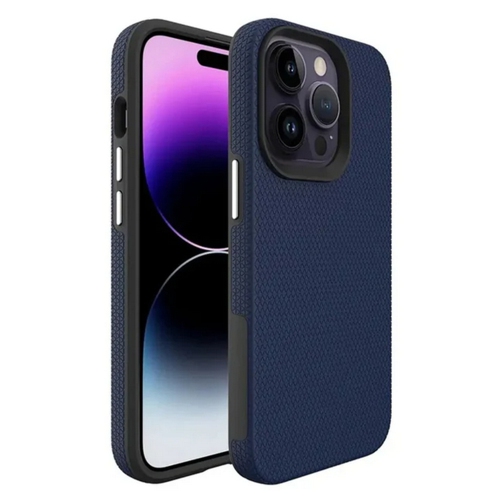 [CS] Slim Fitted Hard PC Shell Scratch Resistant Case Cover for iPhone 16 Pro, Navy