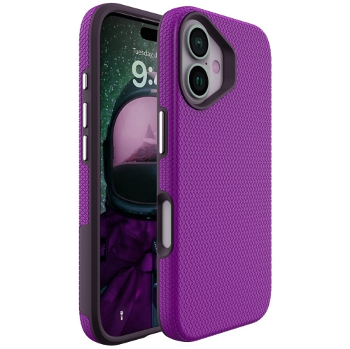 [CS] Slim Fitted Hard PC Shell Scratch Resistant Case Cover for iPhone 16 Plus, Purple