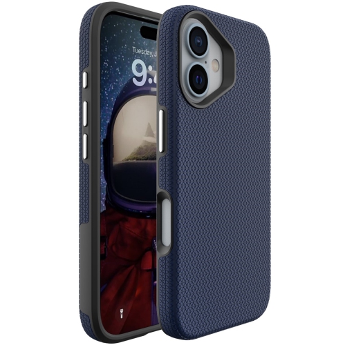 [CS] Slim Fitted Hard PC Shell Scratch Resistant Case Cover for iPhone 16 Plus, Navy