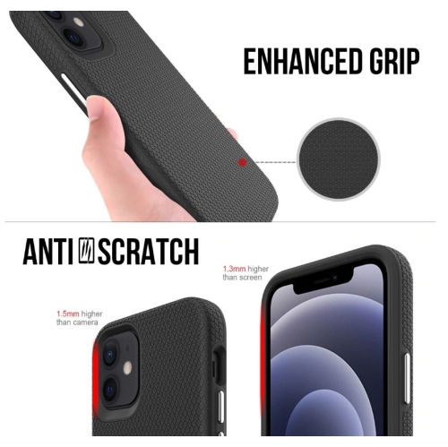 [CS] Étui rigide ajusté mince résistant aux rayures pour iPhone 16 Pro Max, bleu marine