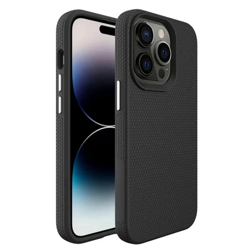 [CS] Slim Fitted Hard PC Shell Scratch Resistant Case Cover for iPhone 16 Pro Max, Black