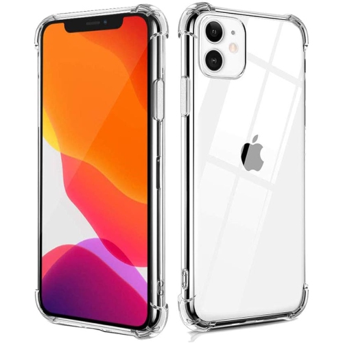 Apple iPhone 11 Pro Clear Case with Shockproof Bumper Durable Transparent Cover with Impact-Resistant Protection