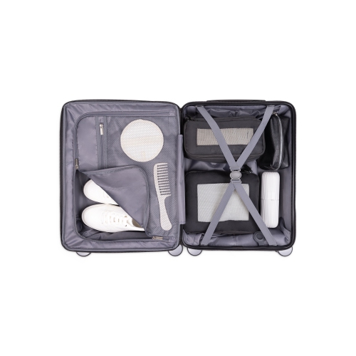 Ensemble de 3 valises rigides avec extension Bruxelles de Bugatti