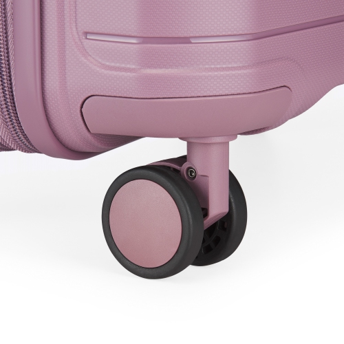 Grosse valise de cabine rigide Bridgetown de Bugatti avec verrou approuvé par la TSA - Violet