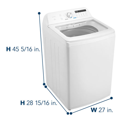 Insignia 4.7 Cu. Ft. High Efficiency Top Load Washer - White - Only at Best Buy