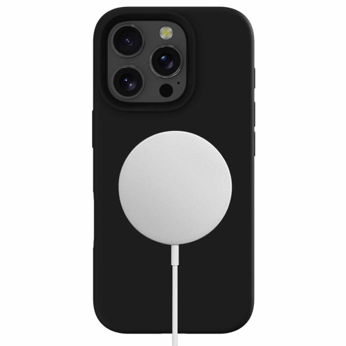 Blu Element Silicone Slim Case with MagSafe for iPhone 16 Pro Max - Rugged and Protective - Black