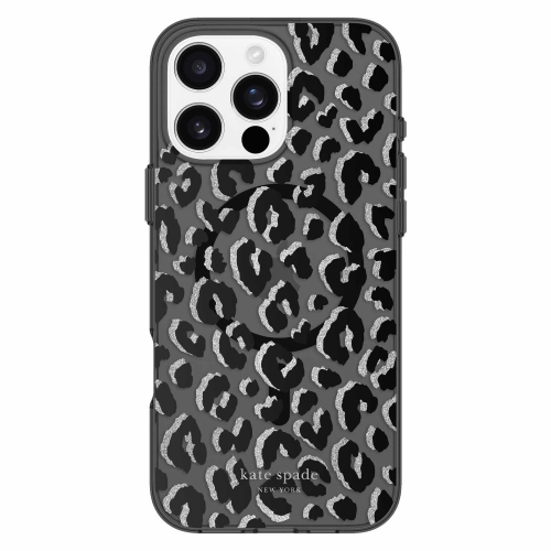 Kate Spade Protective Case w/MagSafe City Leopard | Compatible with iPhone 16 Pro Max