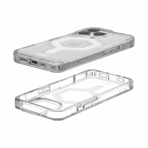 UAG Plyo MagSafe Rugged Case | Made for iPhone 16 Pro | Ice/White