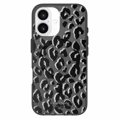 Kate Spade Protective Case w/MagSafe City Leopard | Compatible with iPhone 16