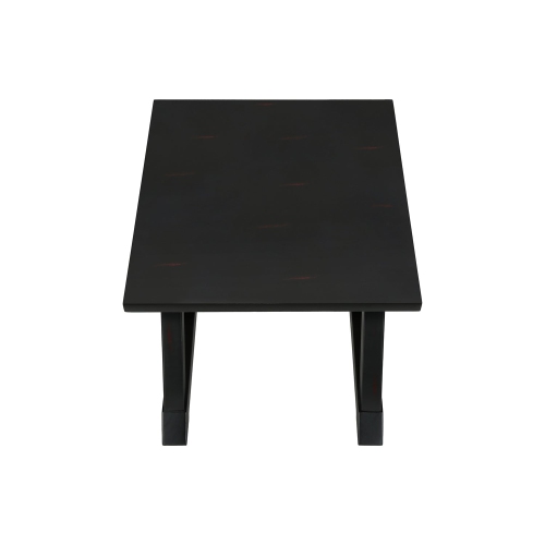 Monarch Specialties I 3987 - Accent Table, End, Side Table, Square, Nightstand, Bedroom, Lamp, Black Veneer, Transitional