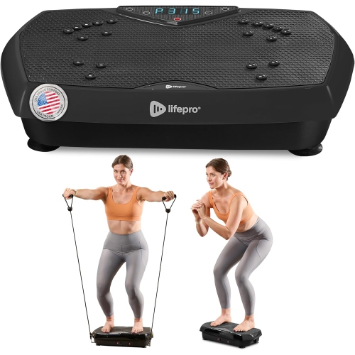 LIFEPRO  Hexaplate Vibration Plate Exercise Machine – Whole Body Vibrating Platform \w Magnetic Acupoints for Lymphatic Drainage, Muscle Toning & love, love, love
