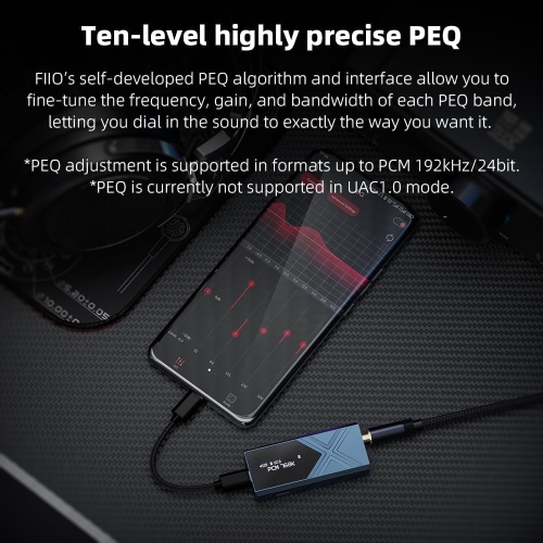 FiiO KA17 Portable USB DAC Audio HiFi Decoder, Dual ES9069Q PCM768 DSD512 3.5/4.4mm Output for Android iOS Mac Win10