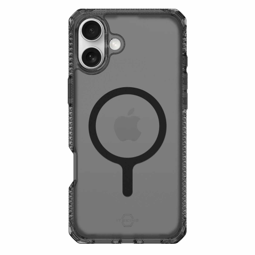 ITSKINS Hybrid_R Vapor MagSafe Case | Made for iPhone 16 | Smoke