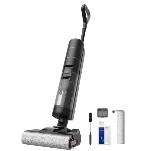 Dreame H13 Pro Wet/Dry Vacuum: Smart Cordless Cleaner for Hard Floors, 140F Brush Wash, Hot Air & Dual Rotation Self-Cleaning, Ideal for Sticky Messe