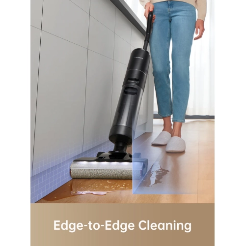 Dreame H13 Pro Wet/Dry Vacuum: Smart Cordless Cleaner for Hard Floors, 140F Brush Wash, Hot Air & Dual Rotation Self-Cleaning, Ideal for Sticky