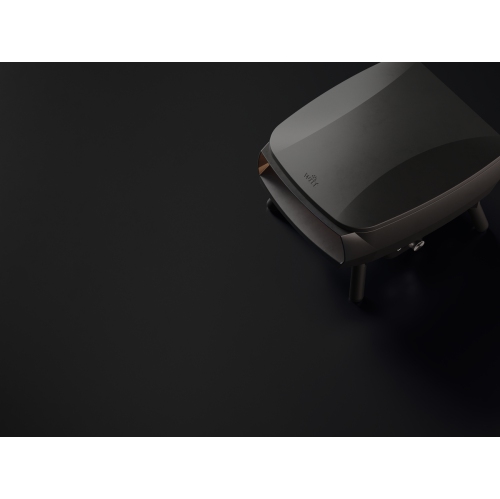 13” Witt Piccolo Pizza Oven with rotating stone - Matte Black