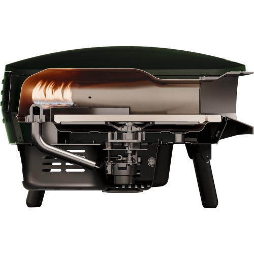 13” Witt Piccolo Pizza Oven with rotating stone - Matte Black