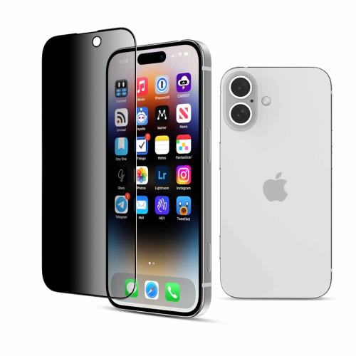 22 cases Privacy Tempered Glass | Made for iPhone 16/15