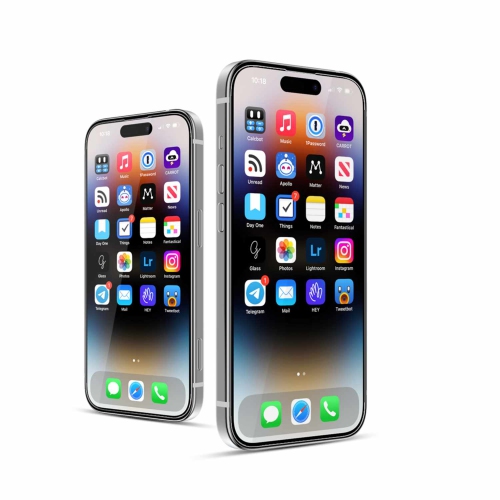 22 Cases Protecteur d'écran en verre trempé | Conçu pour iPhone 16 Pro Max