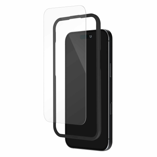 Blu Element iPhone 16 Plus/15 Plus case | highest grade scratch resistance | Responsive touch, fingerprint and smudge resistance |Tempered Glass Scre