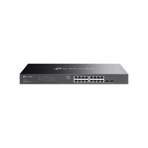 TP-Link TL-SG2218P 16 Port Gigabit Smart Managed PoE Switch | 16 PoE+ Ports @150W, 2 SFP Slots, Support Omada SDN, PoE Recovery, IPv6, Static Routing