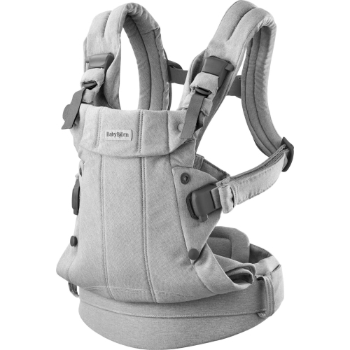 BabyBjorn Harmony Carrier in Woven Melange Fabric - Light Gray