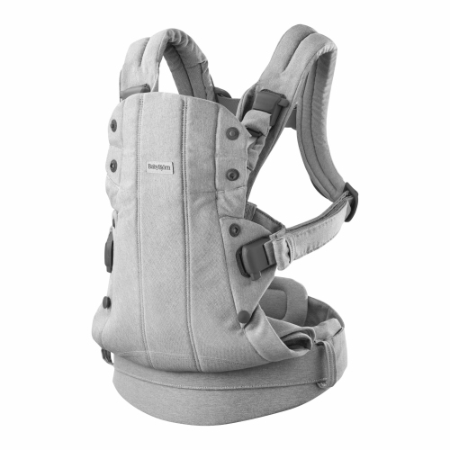 BabyBjorn Harmony Carrier in Woven Melange Fabric - Light Gray
