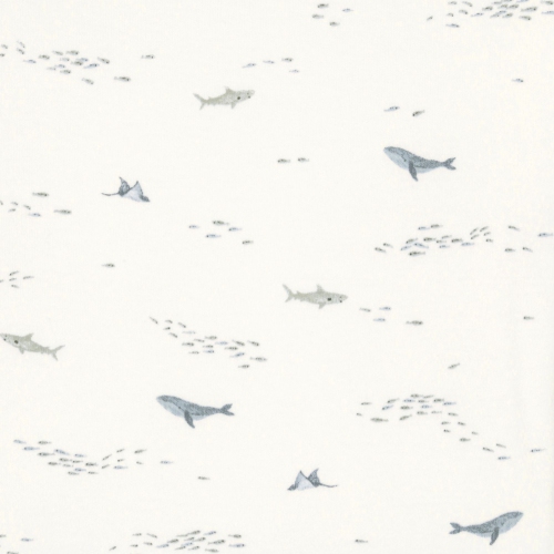 Couverture à emmailloter tendance en coton SleepSack de HALO 1,5ToG - océan