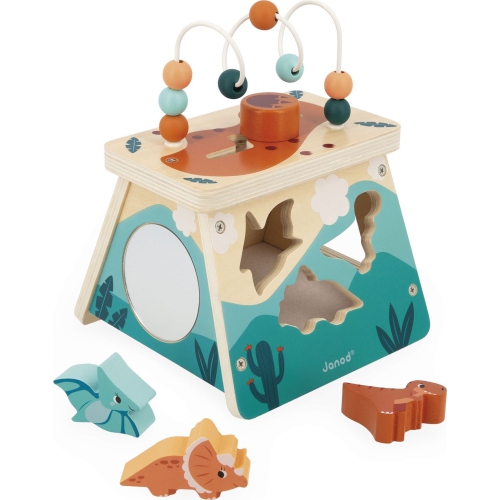 Janod Dino Multi-Activity Wooden Toy - Volcano