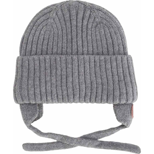 Calikids Cashmere-Feel Soft Touch Knit Winter Hat - Grey