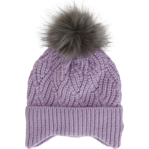 CALIKIDS  Cashmere-Feel Knit Windproof Winter Hat - Orchid (Infant) In Multicolor