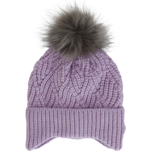 CALIKIDS  Cashmere-Feel Knit Windproof Winter Hat - Orchid (Junior) In Multicolor