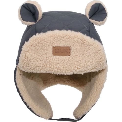 Calikids Teddy Winter Aviator Hat - Iron