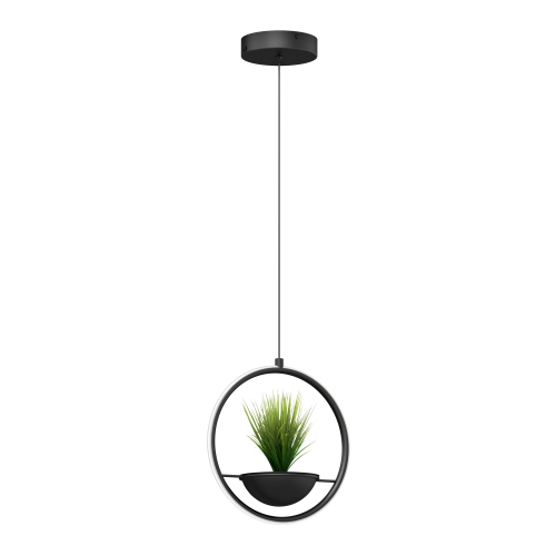 Artika – suspension et jardinière modernes Colin, noir mat