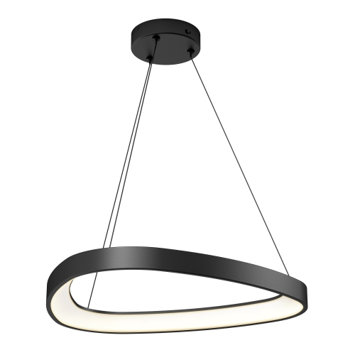 Lampe suspendue à DEL moderne Artika Bjorn, noir mat