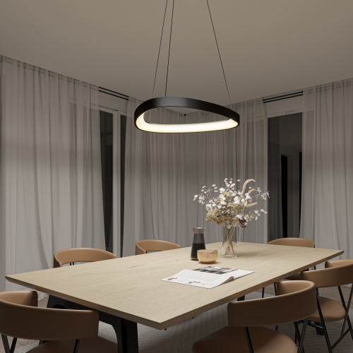 Artika Bjorn Modern LED Pendant light, Matte black