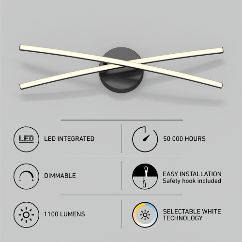 Artika Orly LED Modern Bathroom Vanity Light Fixture