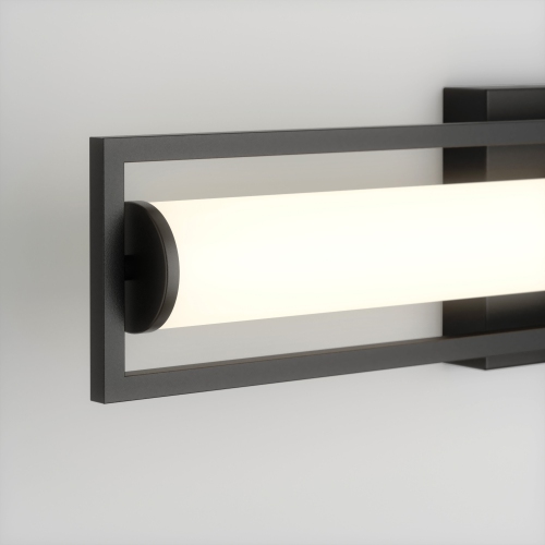 Artika Rialto Modern Bathroom Vanity Light Fixture, Matte Black