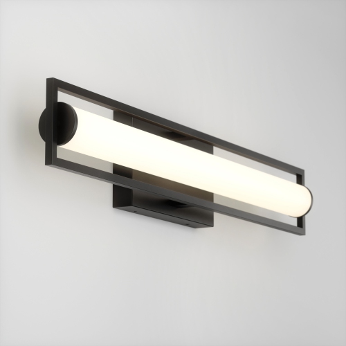 Artika Rialto Modern Bathroom Vanity Light Fixture, Matte Black