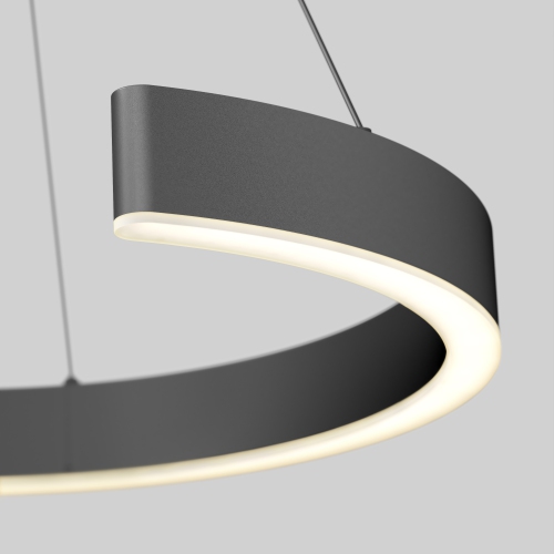 Artika Vance LED Modern Pendant Light Black