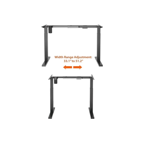 Boost Industries Floor Standing Motorized Height Adjustable Desk Frame (Black)